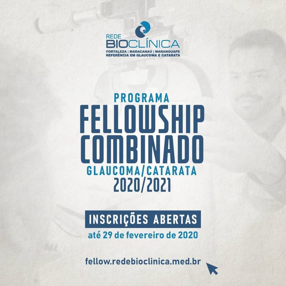 Rede Bioclínica anuncia edição 2020/2021 do programa Fellowship combinado Glaucoma/Catarata